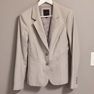 NWT The Limited Women's Soft Gray/Tan Suit Jacket